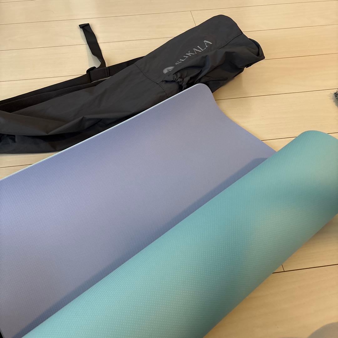 【SUKALA】 【LAVA】 パープル　ヨガマット 収納バッグ付き