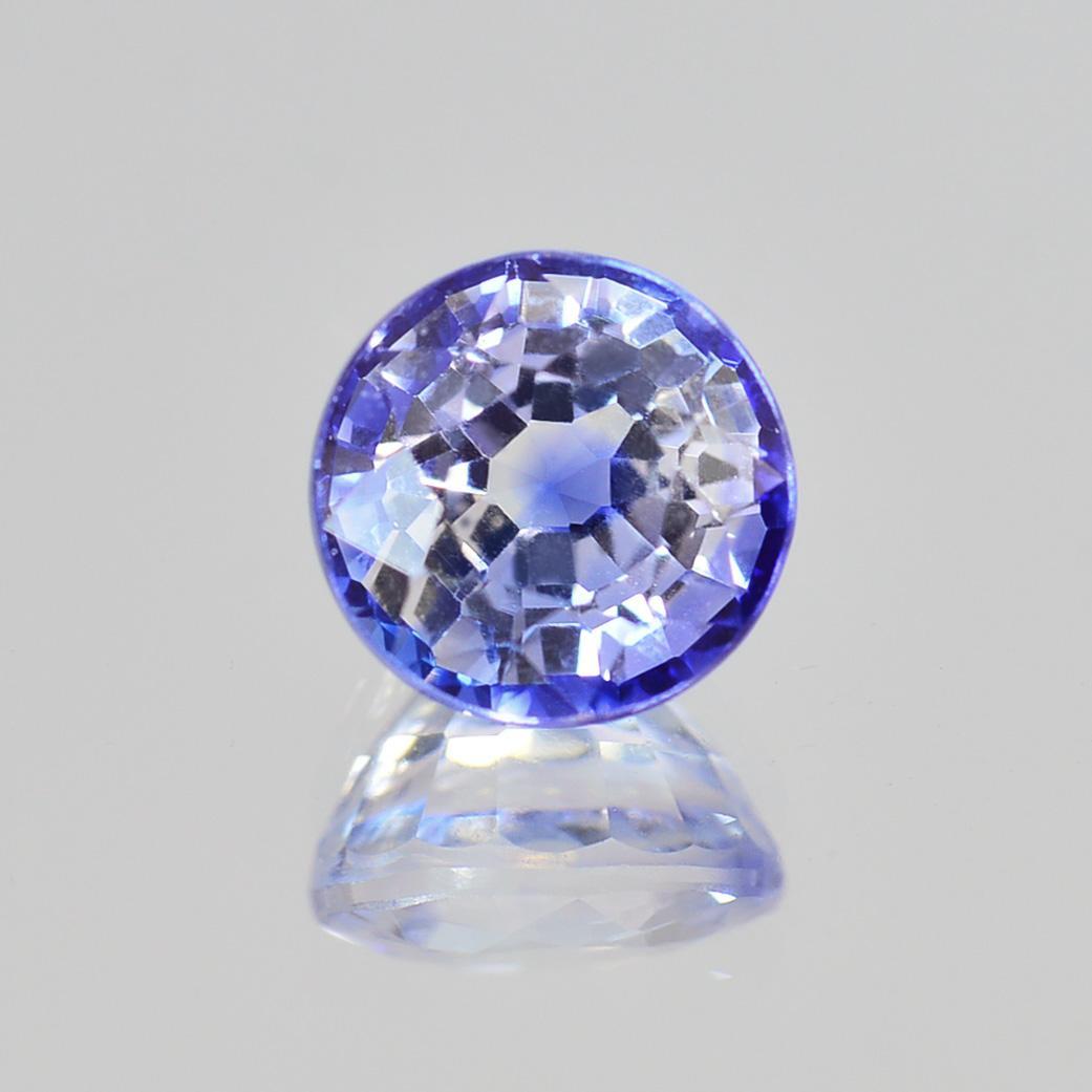 ソ付 天然 バイカラーサファイア 0.966ct ルース ラウンド カット