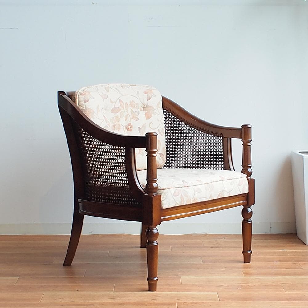 カリモク/karimoku コロニアル 1人掛けソファ A レトロ ビンテージ