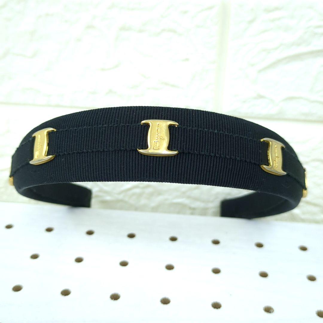 amerys_9様FERRAGAMO　フェラガモ　カチューシャ　ブラック