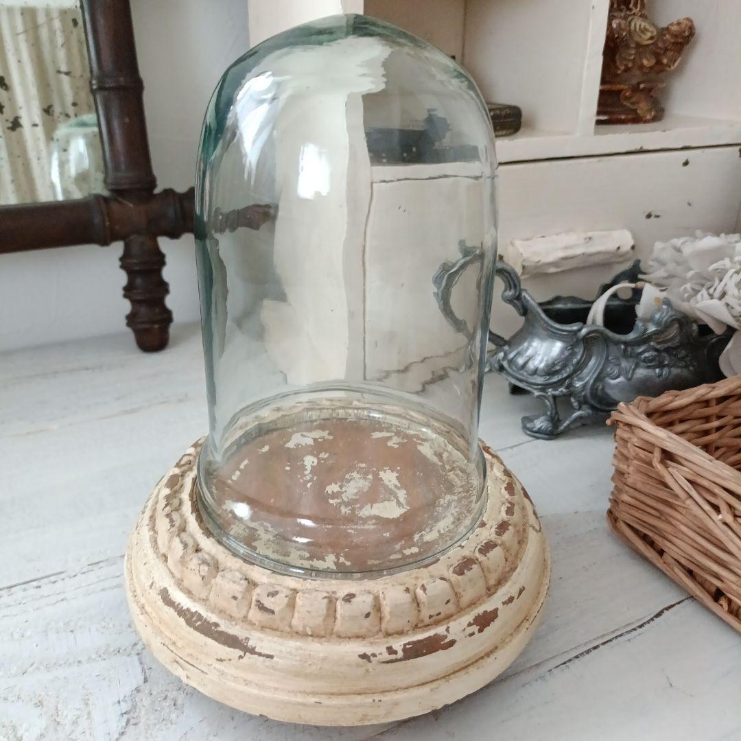フランスアンティーク ガラスドーム