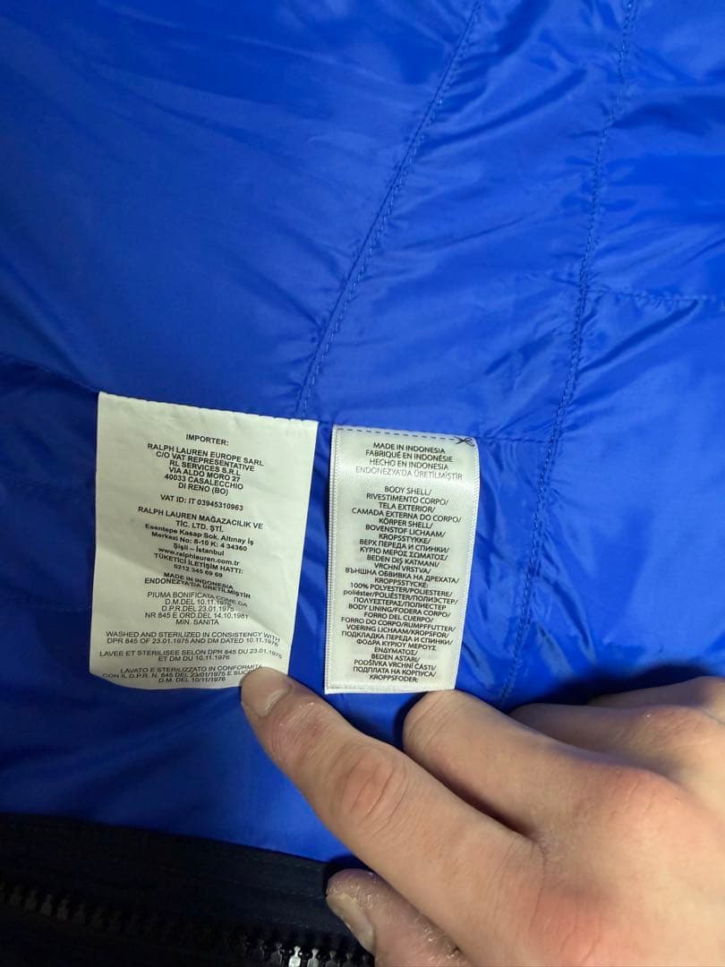 Ralph Lauren ダウンベスト　ビッグポニー