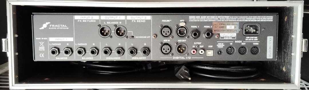 FRACTAL Axe Fx-Ⅱ XL ＆ 3Uラックケース フラクタル