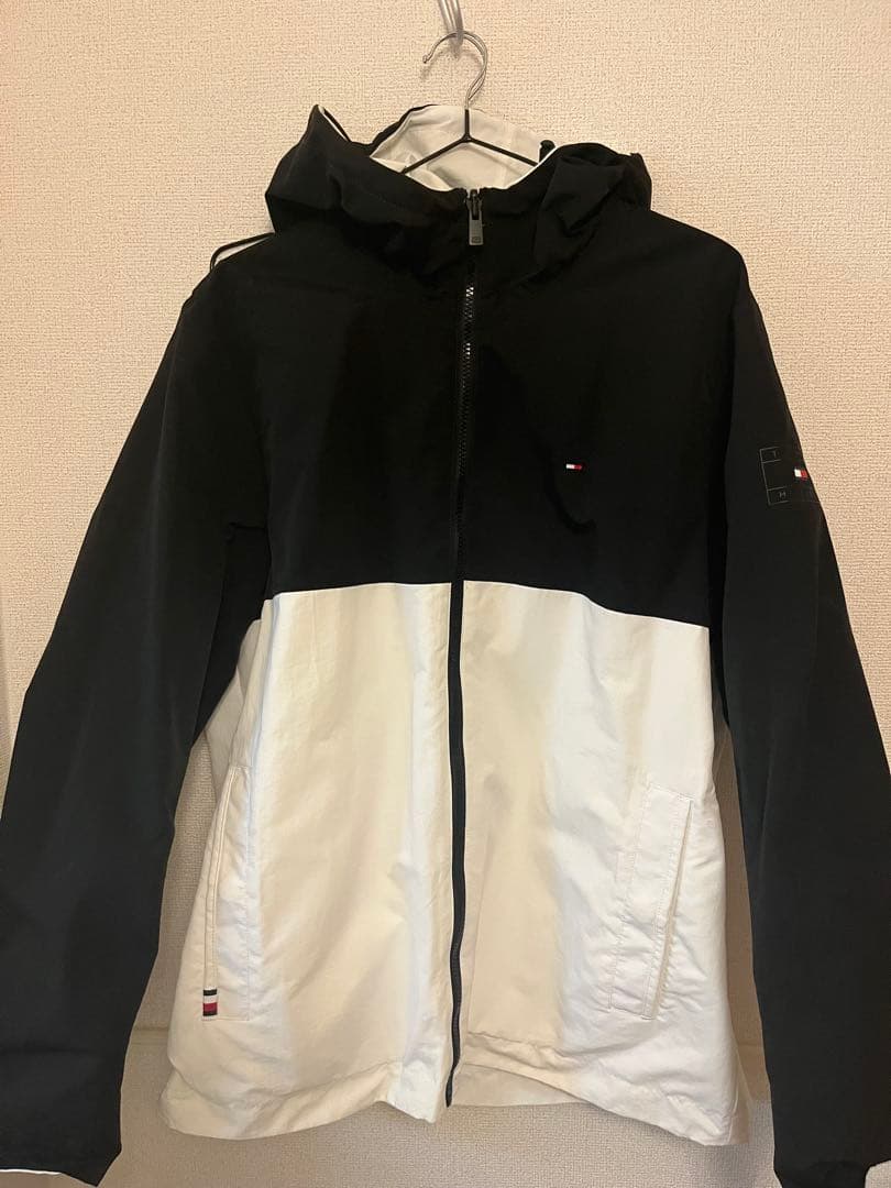   ナイロンジャケット XL ホワイト/ブラック