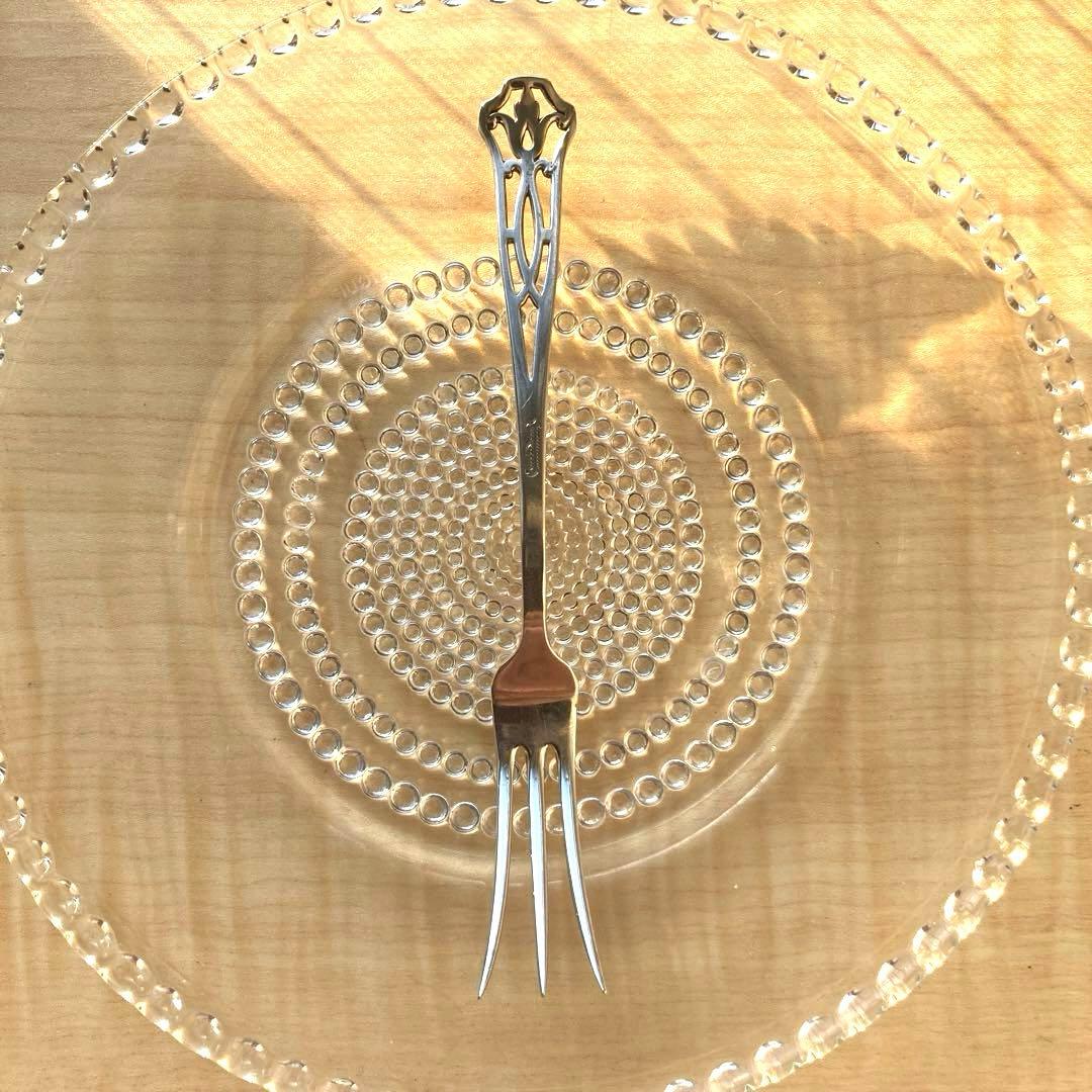 RW&S 純銀　透かし　アンティーク　フォーク