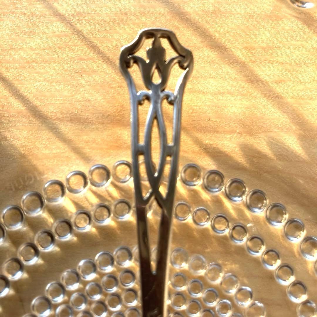 RW&S 純銀　透かし　アンティーク　フォーク