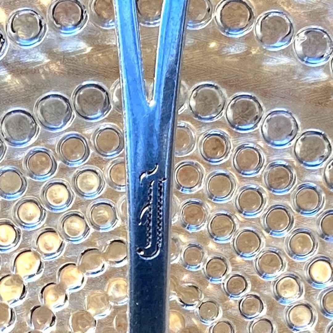 RW&S 純銀　透かし　アンティーク　フォーク