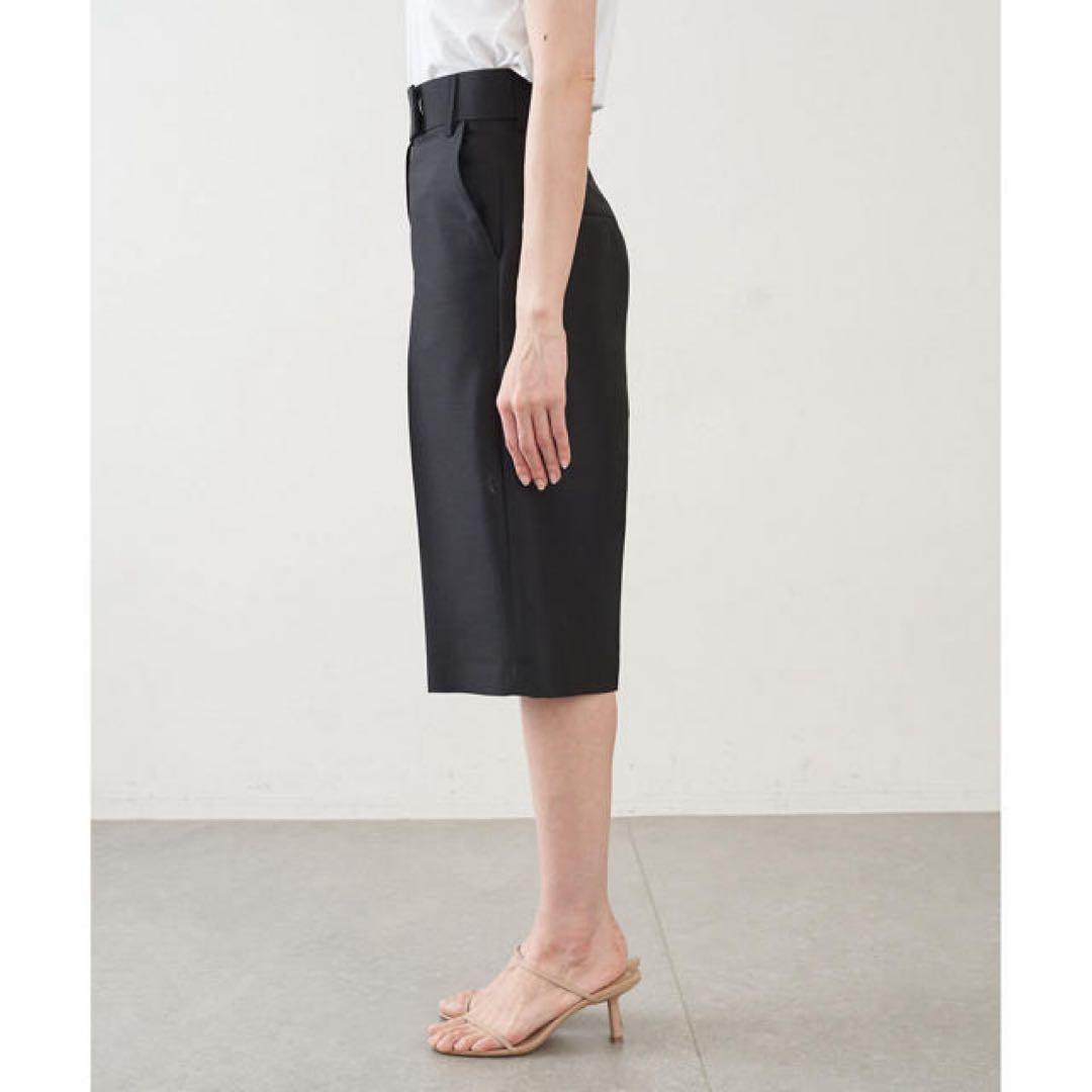 Whim Gazette シルクウールツイルハーフパンツ