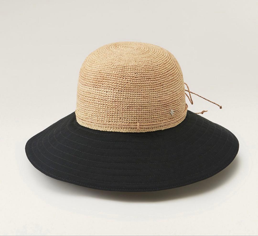 新品✨ヘレンカミンスキー カロラ 麦わら帽子 ラフィア ベージュ ブラック