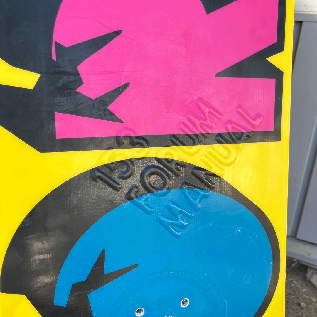 Forum フォーラム　スノーボード　ボード　黄色　グラフィック　153