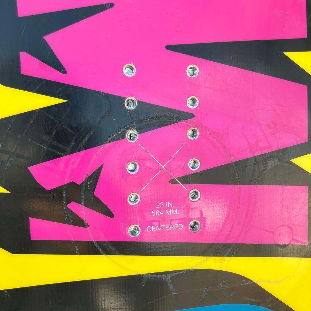 Forum フォーラム　スノーボード　ボード　黄色　グラフィック　153