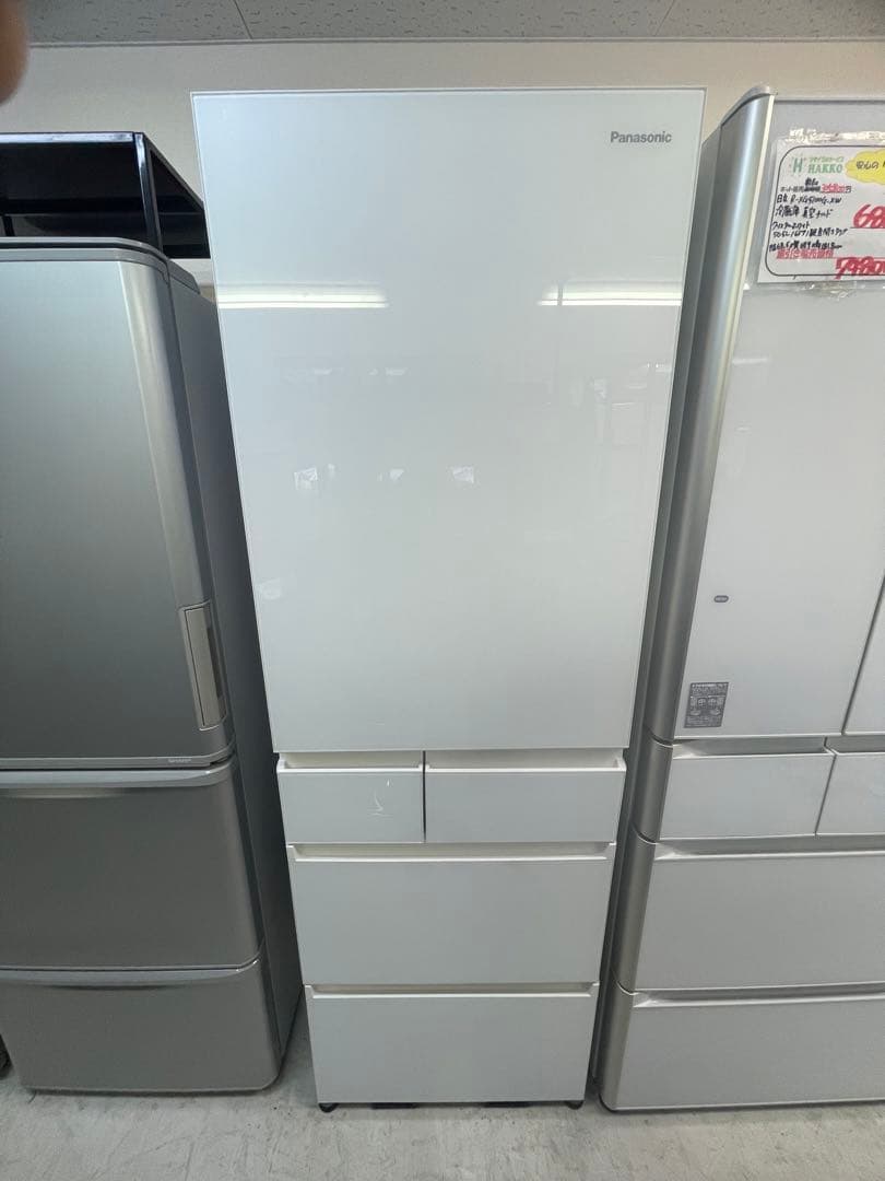 パナソニック　冷蔵庫 NR-E459PX-W 450L /5ドア