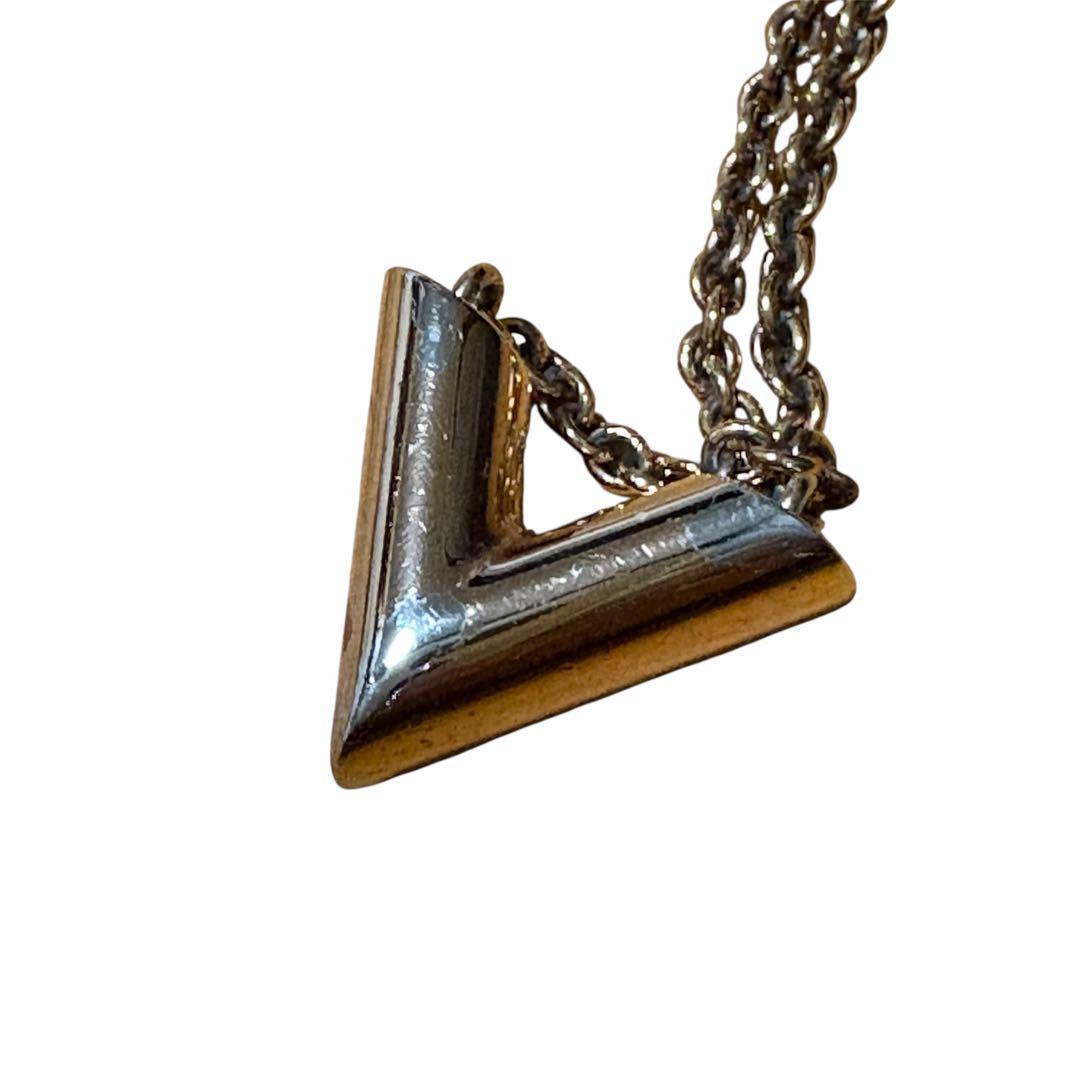 ルイヴィトン エッセンシャルV ネックレス ゴールド GP イタリア製