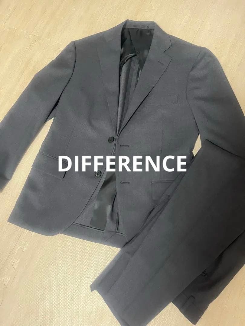 DIFFERENCE グレー ビジネススーツ セットアップ