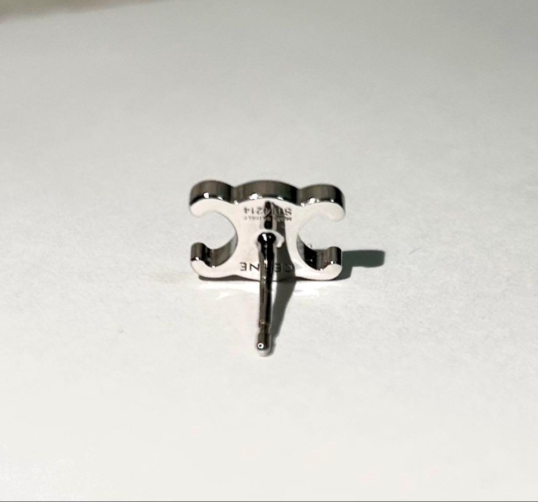 CELINE トリオンフ スタッズ シルバー