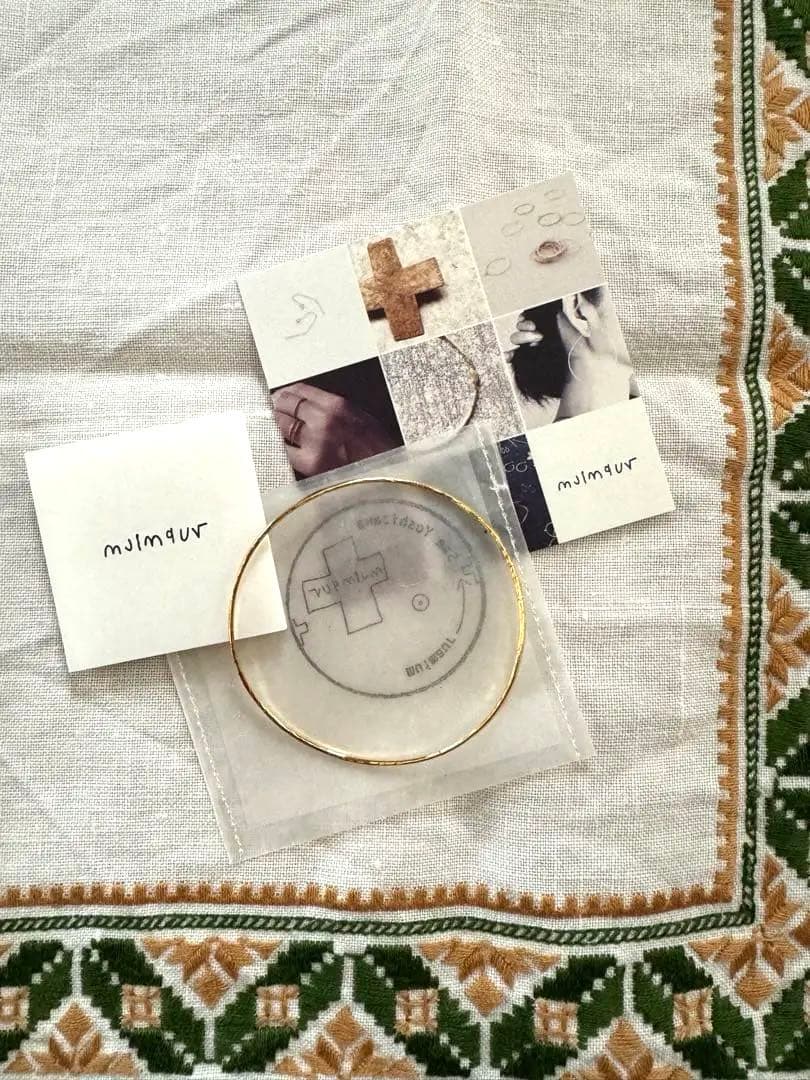 muimaur infinity k24goldplated バングル