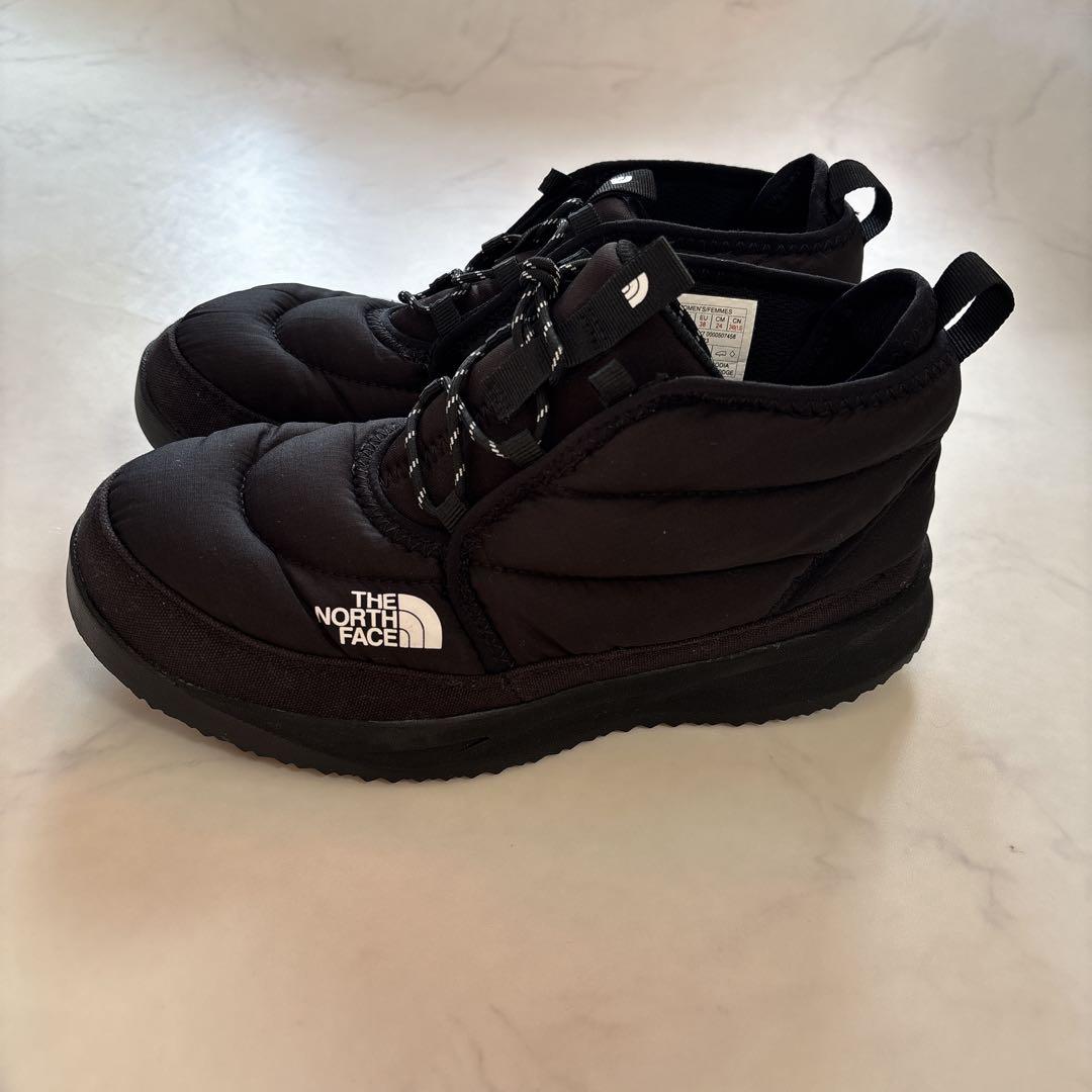 未使用級♡24cm ノース・フェイス ヌプシ チャッカ ブーツ　ブラック