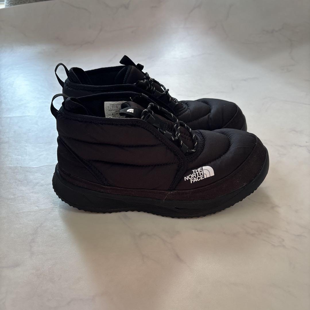 未使用級♡24cm ノース・フェイス ヌプシ チャッカ ブーツ　ブラック