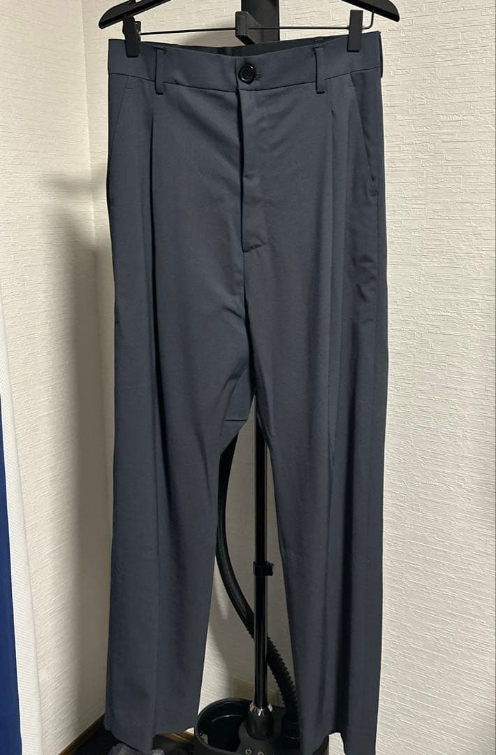 パンツ LUUDAN BAGGY TAILORED TROUSERS DARK GREY