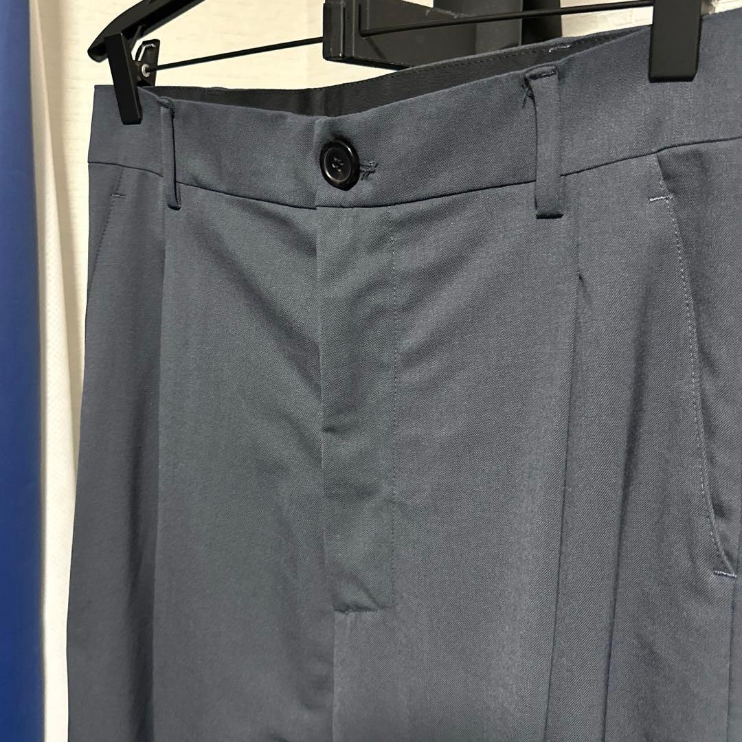 パンツ LUUDAN BAGGY TAILORED TROUSERS DARK GREY