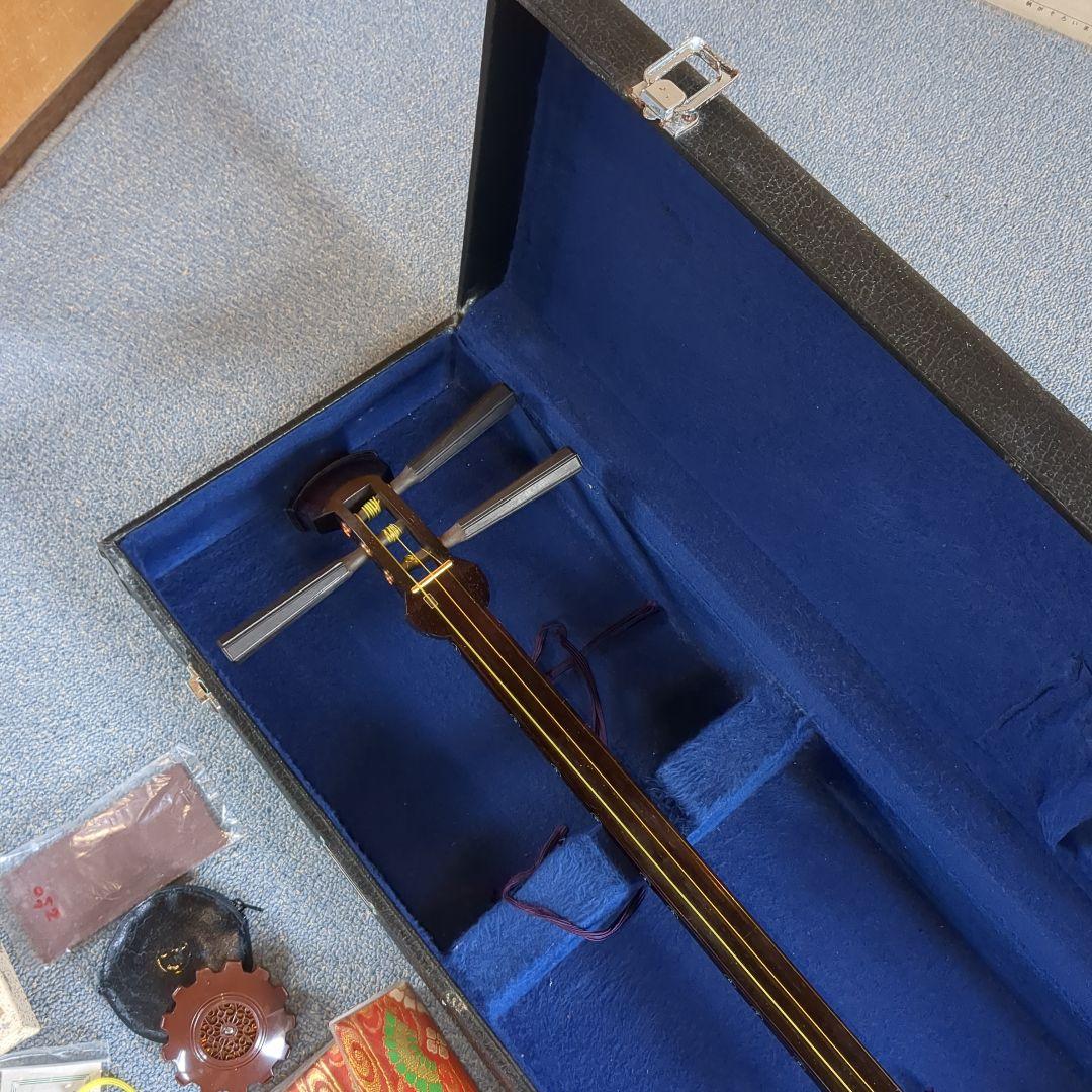 三味線 撥二本 ハードケース付き