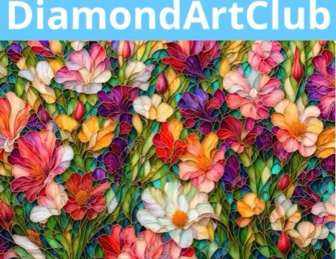 キャラメルさん★専用 ダイヤモンドアートクラブ　Stained Glass Fl