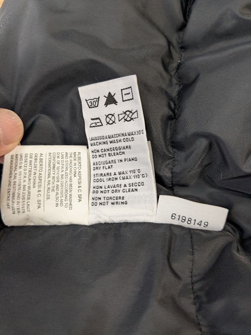 ASPESI MOSCHINO DRY アスペジ モスキーノ ダウン XS