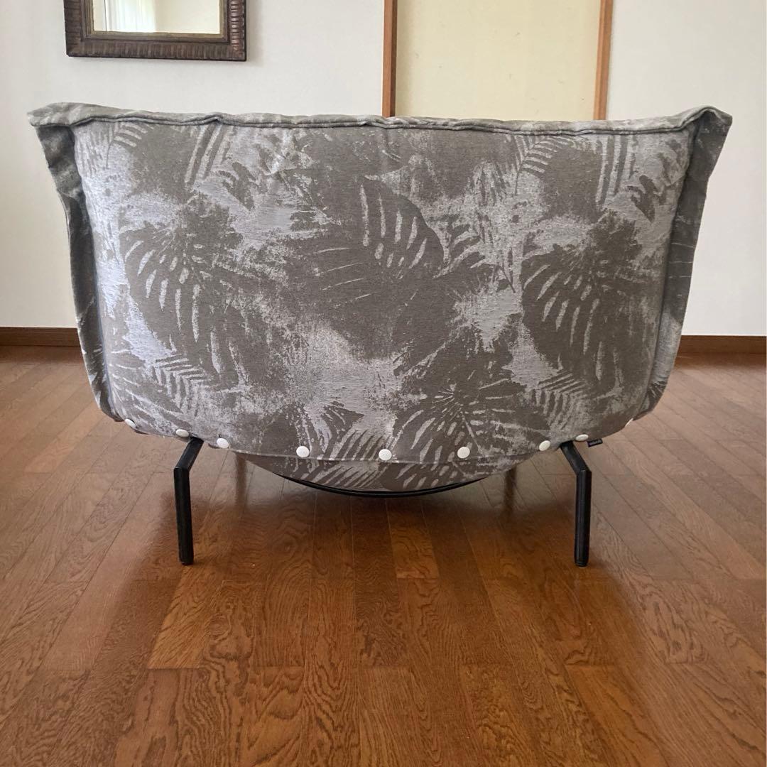 リーンロゼ　ligne roset 植物模様 1人掛けソファ　ロゼカラン