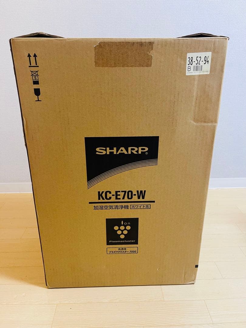 【新品・未使用】SHARP KC-E70-W 空気清浄機