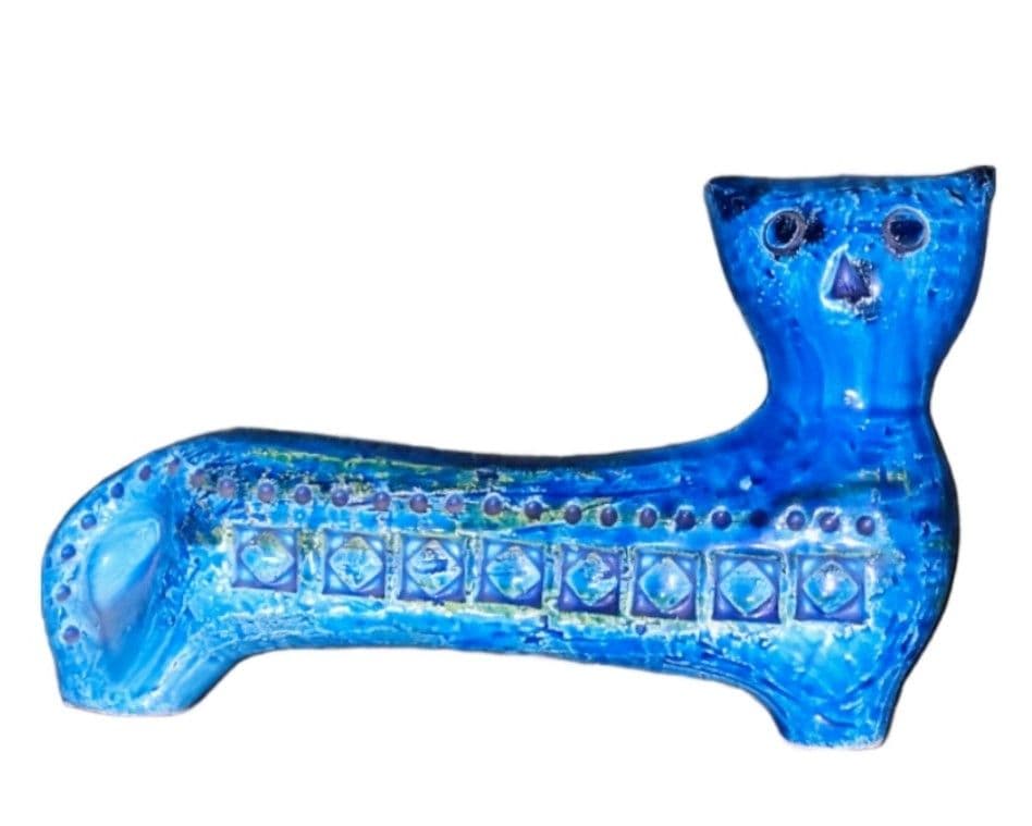 ビトッシ リミニブルー ネコ 置物 イタリア 猫 ねこ フラビア ITALY