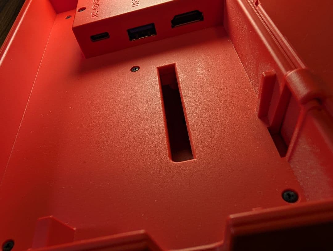 SWITCHマリオレッド×ブルー セット【画面四角黄色味有り】