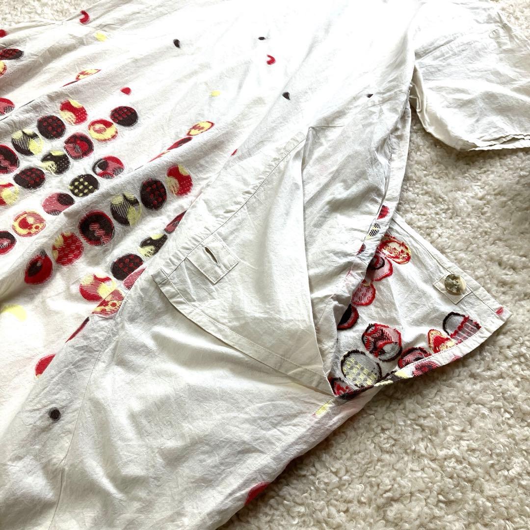 あ*こ様 美品 慈雨 ジウ センソユニコ ロングワンピース ドット 水玉模様 日