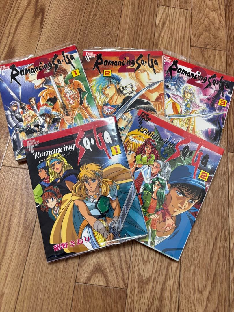 激レア 初版本　ロマンシングサガ 5巻セット ロマサガ 漫画