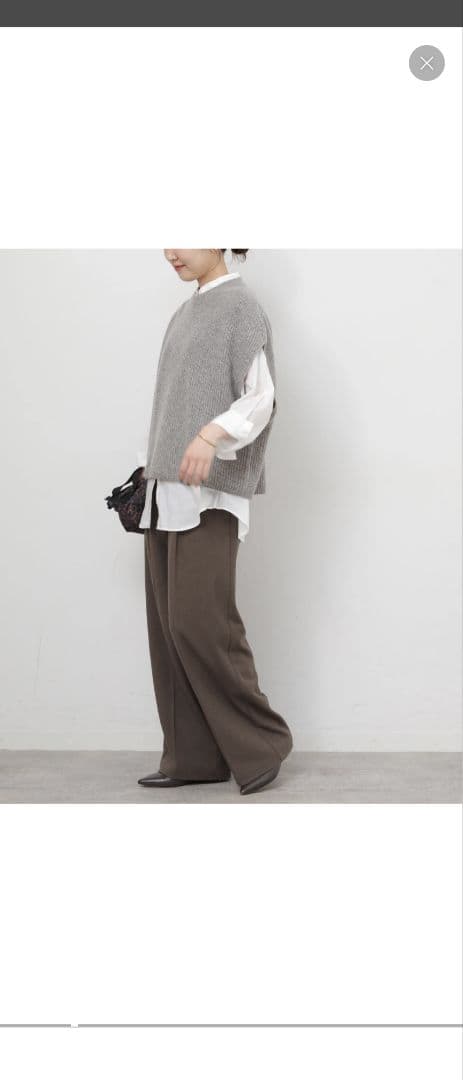 ジャーナルスタンダードレリューム　ハミルトンウール畔ベスト