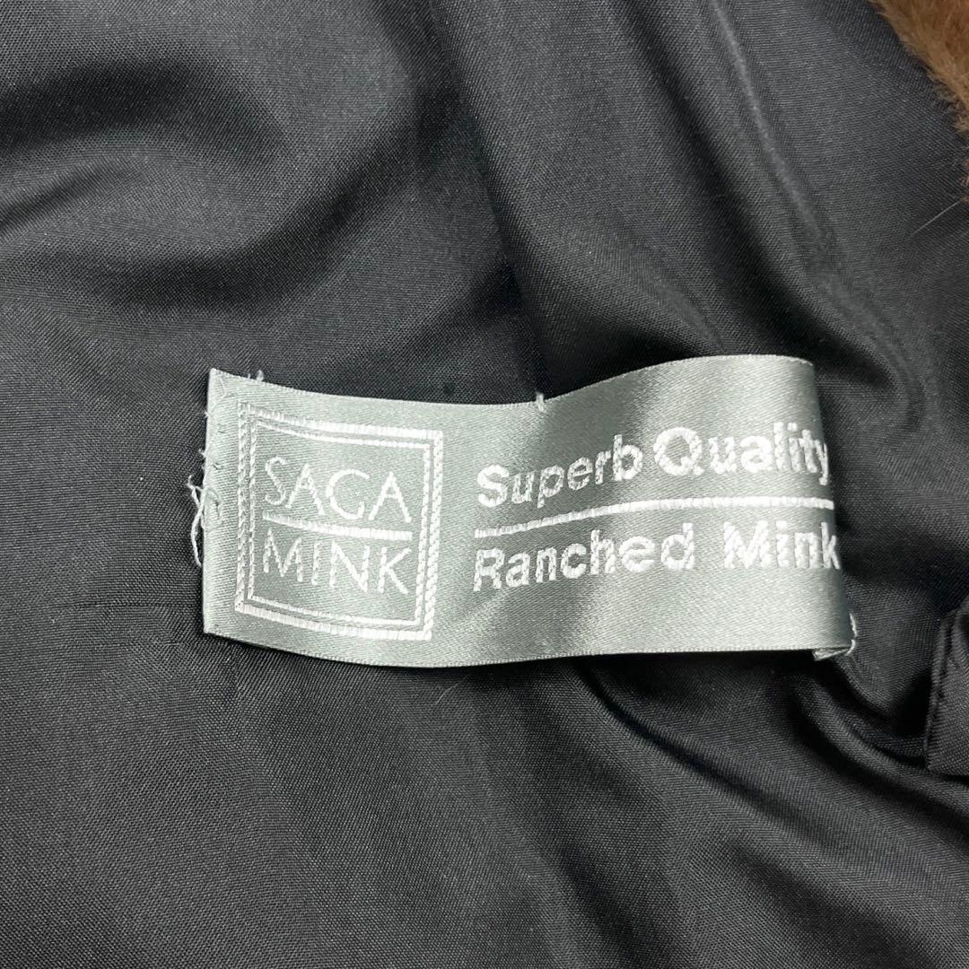 【美品】EMBA ロシアンセーブル&シェアードミンク ファーコート サイズF