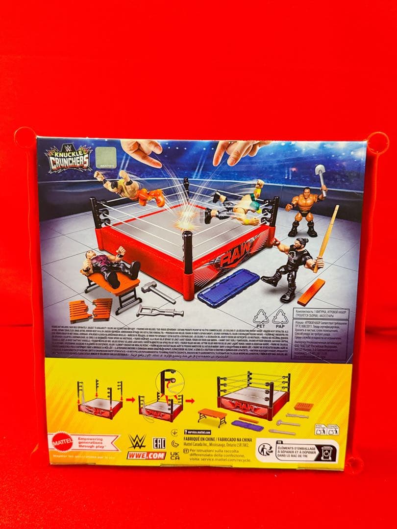 WWE ナックルクランチャーズ リング プロレス フィギュア