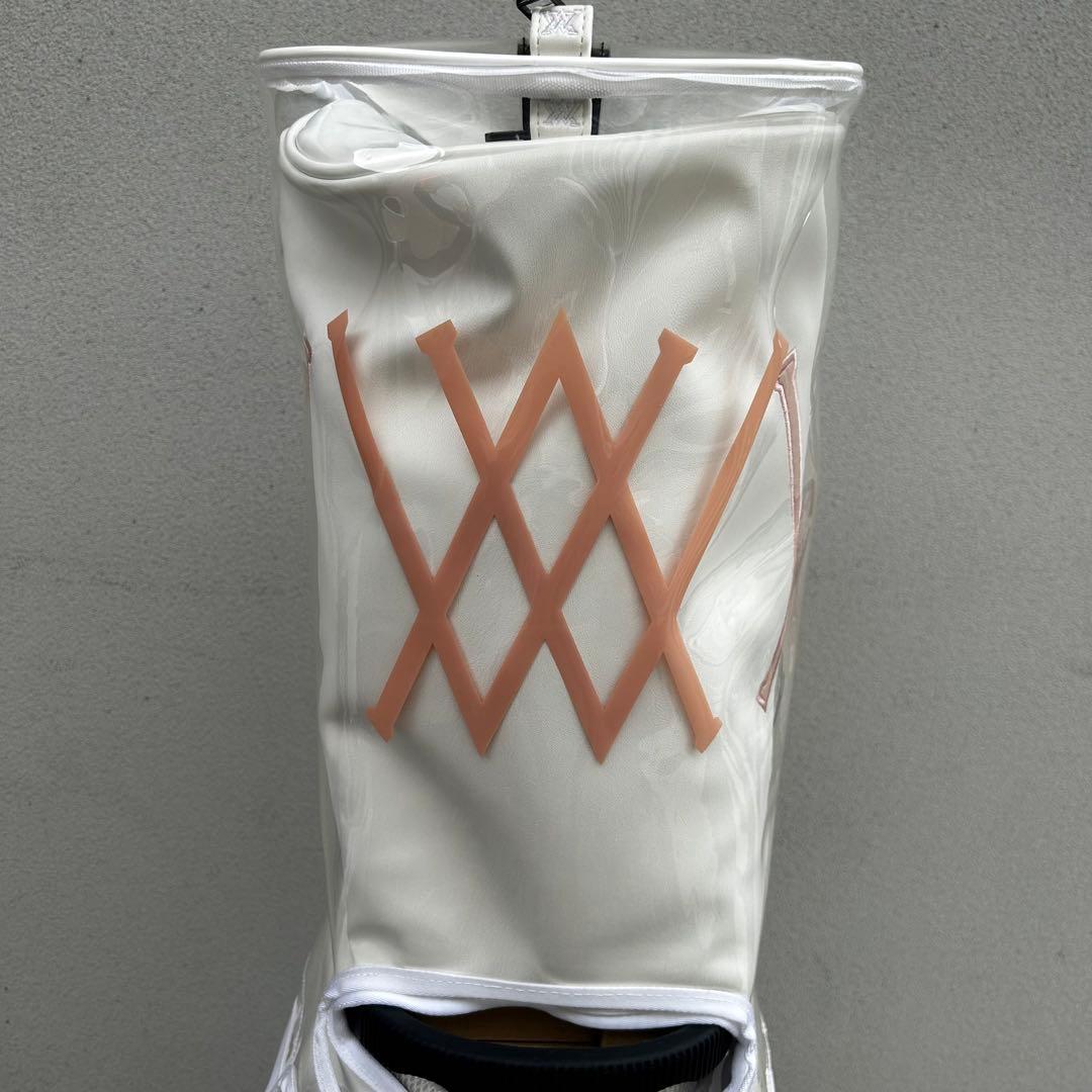 アニューゴルフ スタンド式キャディバッグ ホワイト ピンク ANEW GOLF