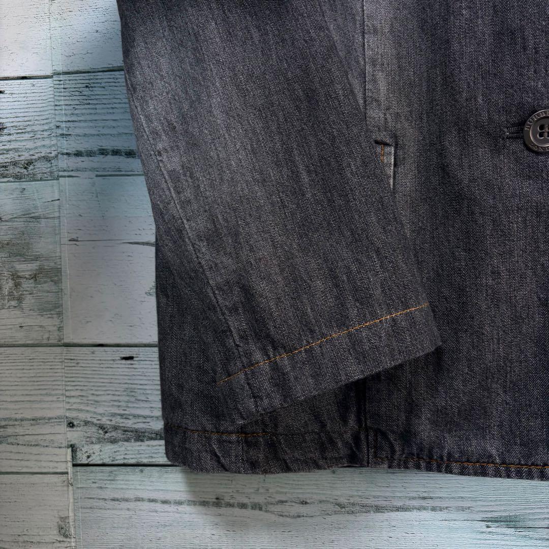 ☆大きいサイズ・3L☆バーバリーロンドン　デニムジャケット　Gジャン　刻印ボタン