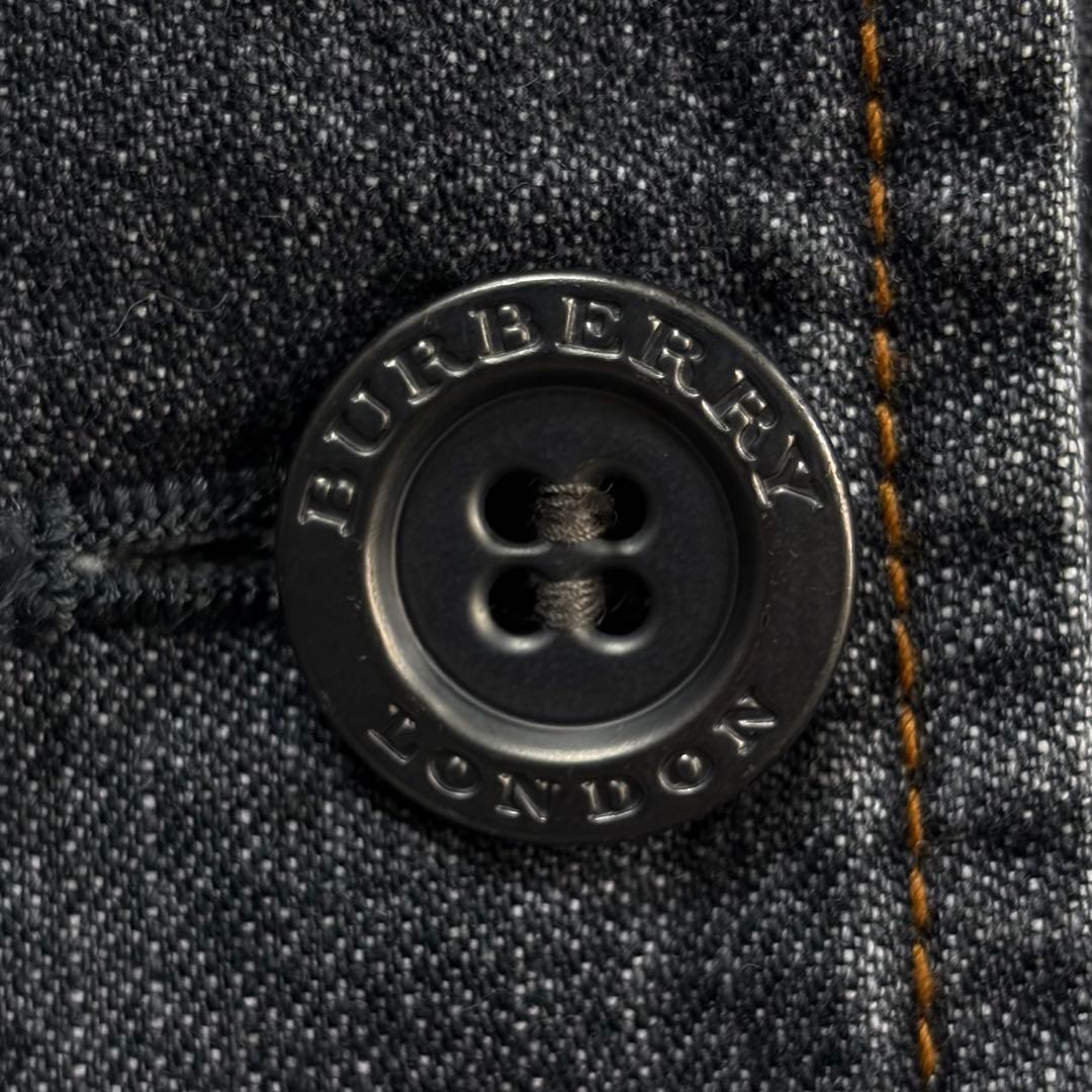 ☆大きいサイズ・3L☆バーバリーロンドン　デニムジャケット　Gジャン　刻印ボタン