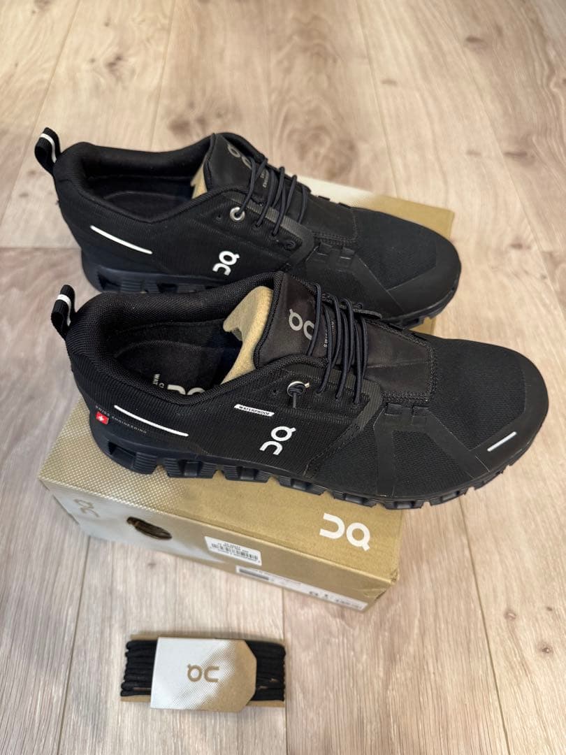 On Cloud 5 Waterproof ブラック Men 26cm