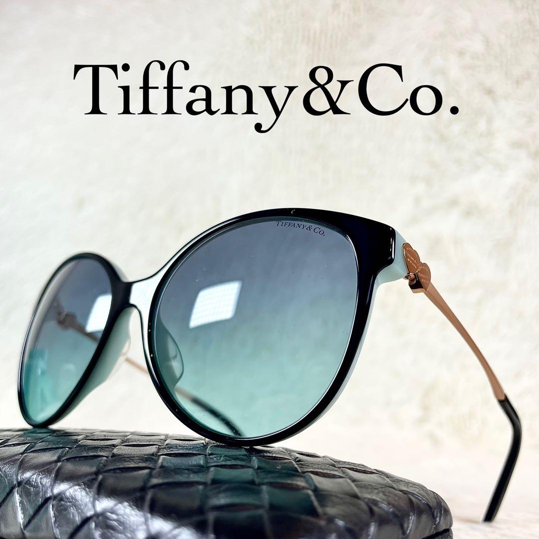 極美品　Tiffany＆Co　サングラス　TF4127-F　ブルーレンズ