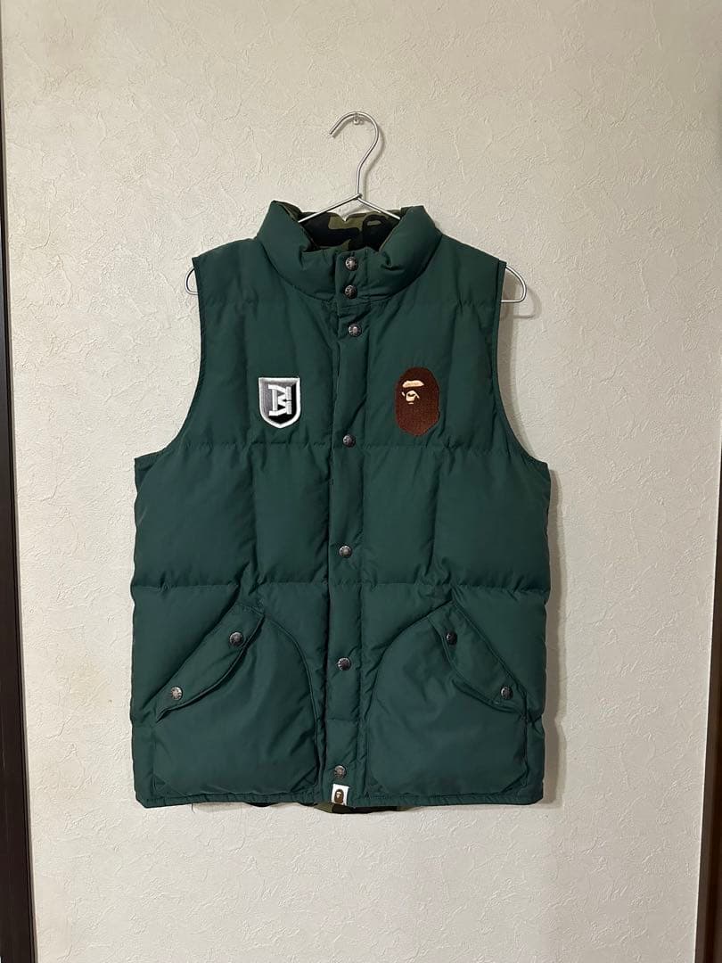 期間限定お値下げ中！ A BATHING APE リバーシブルダウンベスト