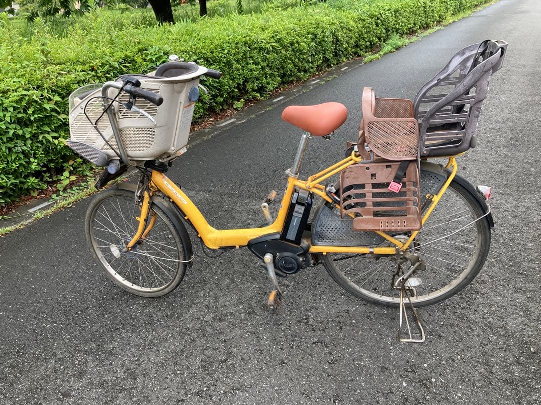 【引き取り限定】電動自転車YAMAHA PAS リトルモア バッテリー交換完了