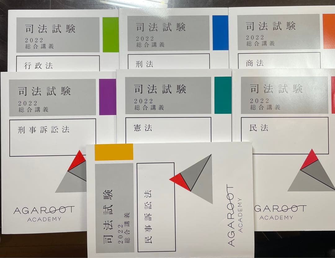 アガルート司法試験2022総合講座 7科目テキスト