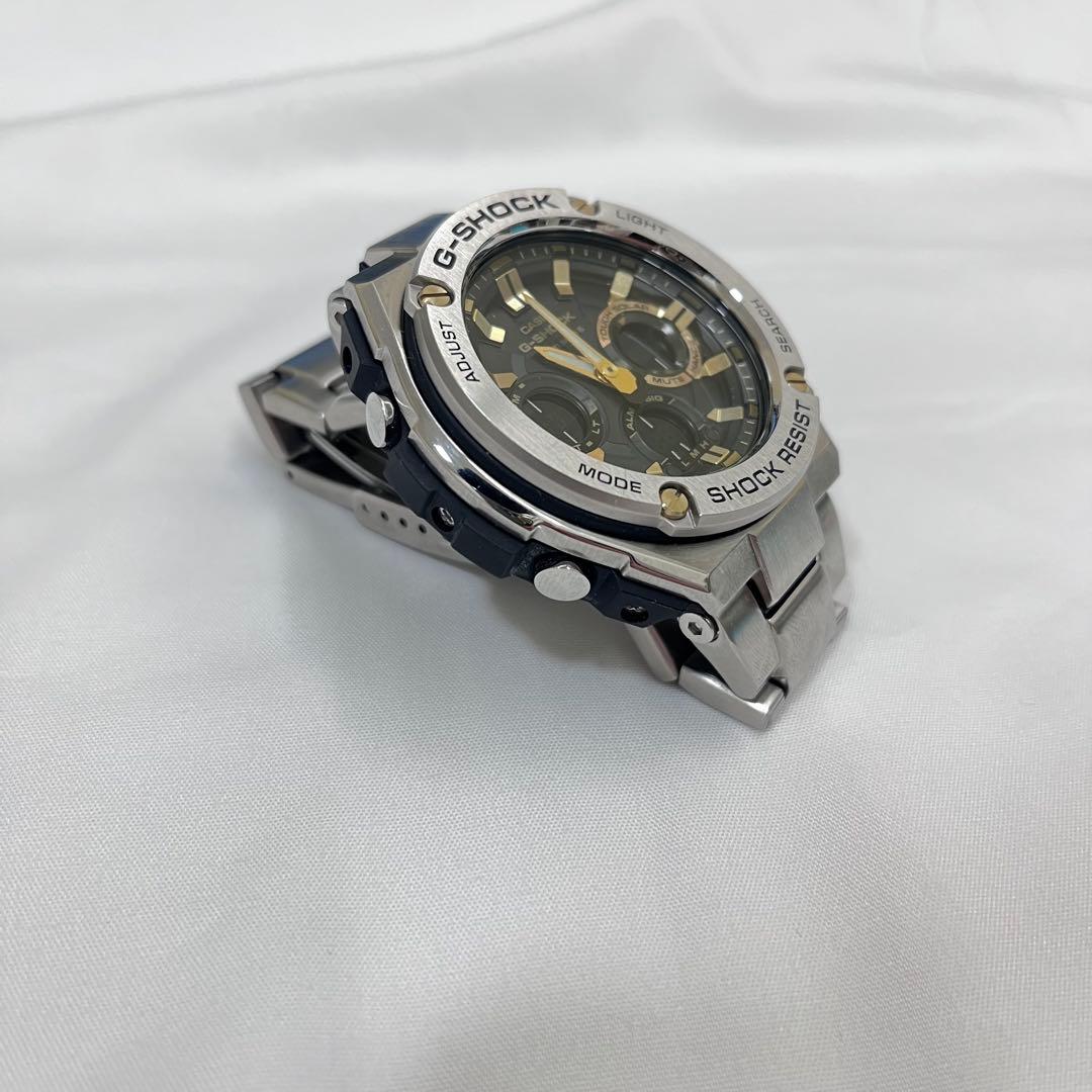 【極美品】G-SHOCK GST-W110D 電波 タフソーラー 動作確認済み