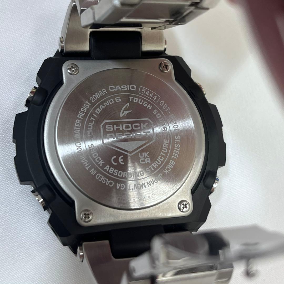 【極美品】G-SHOCK GST-W110D 電波 タフソーラー 動作確認済み