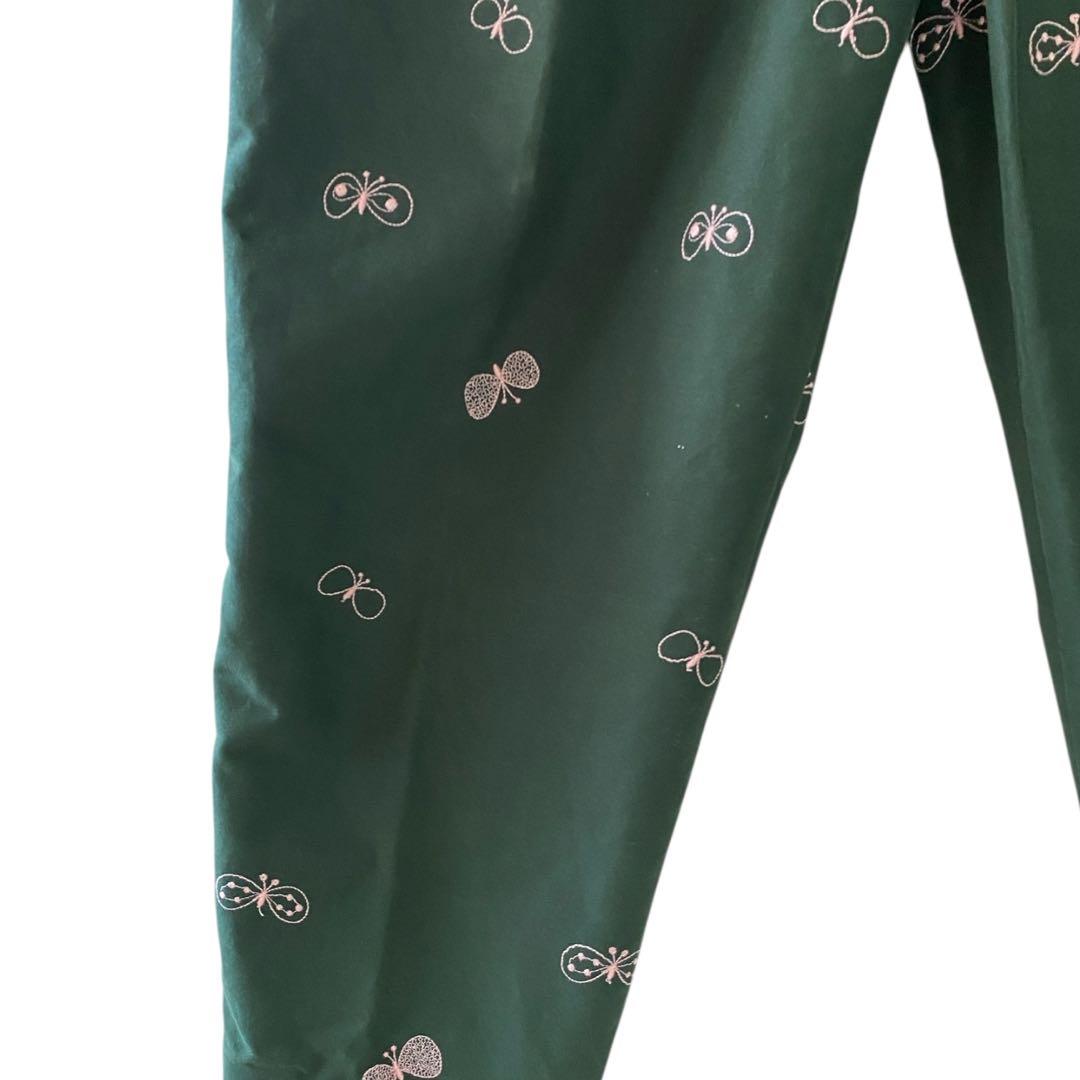 【美品】ミナペルホネン mina choucho ワイド テーパード パンツ