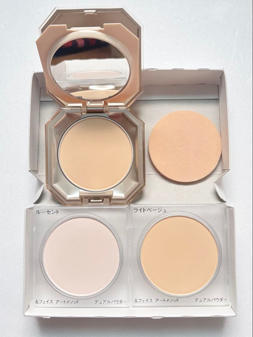 資生堂 &フェイス アートメソッド デュアルパウダー　3色セット　ケース１点