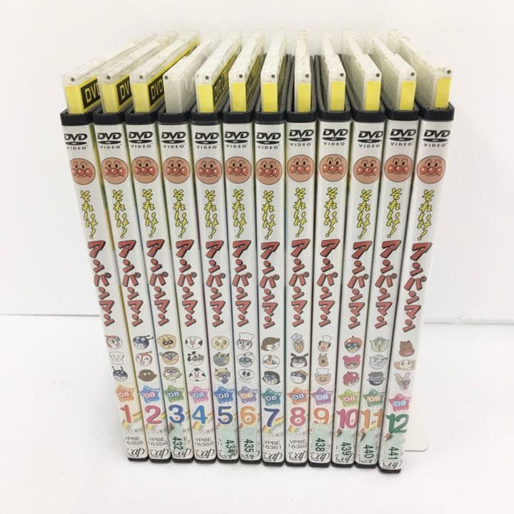DVD それいけ！アンパンマン テレビアニメ 2008年 1~12巻 レンタル落