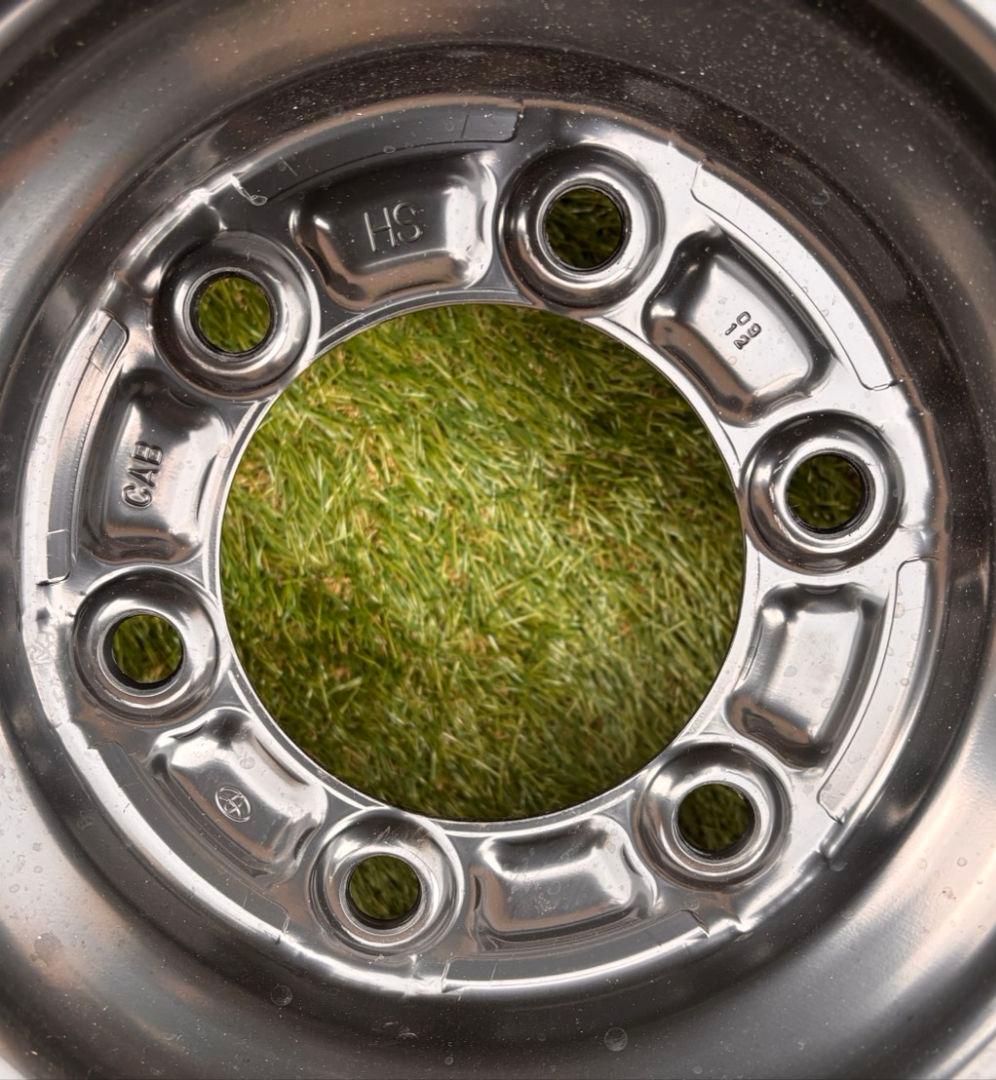 トヨタ ハイエース 新車外し DUNLOP SP175N ホイールセット 4本